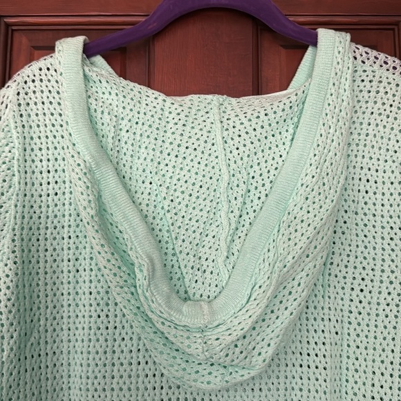 Charming Charlie Open Knit After Beach Hoodie - Picture 9 of 11